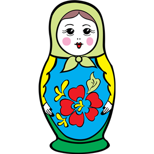 Matryoshka doll PNG-49491